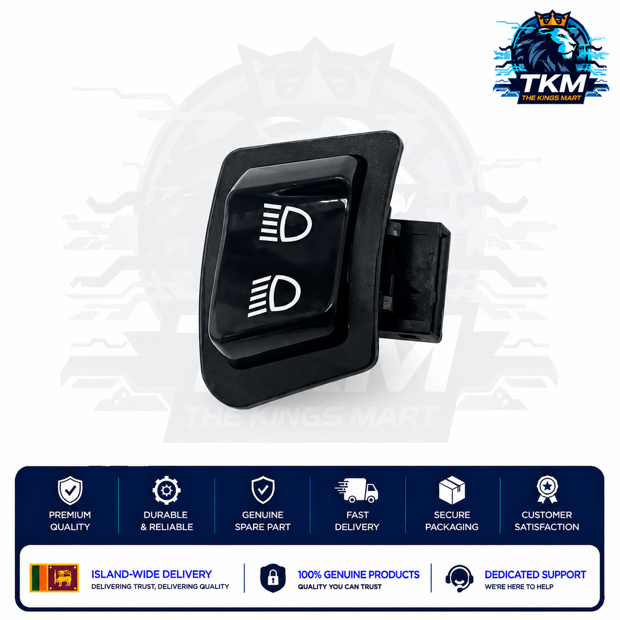Head light dimmer switch Head Dim SW Wavy shape