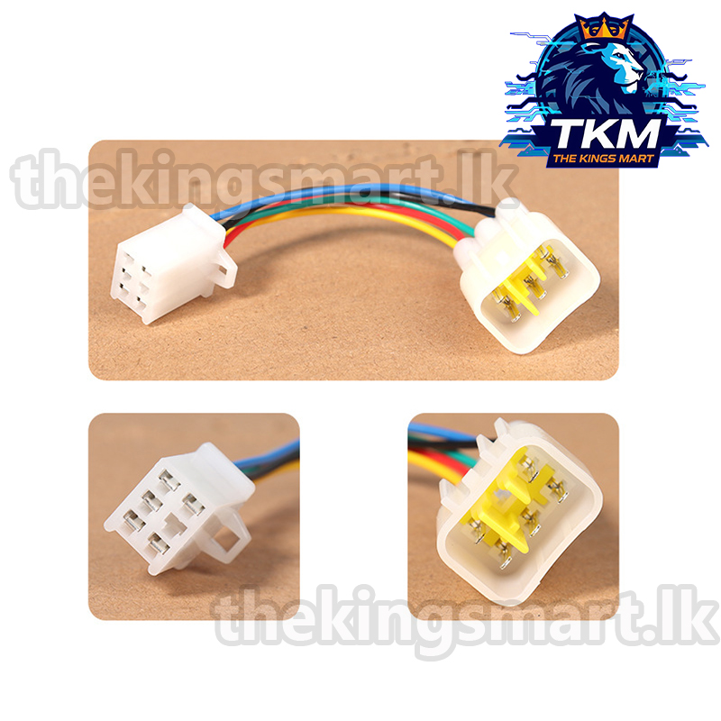 Votol hole wire connector converter cable 6Pin Female