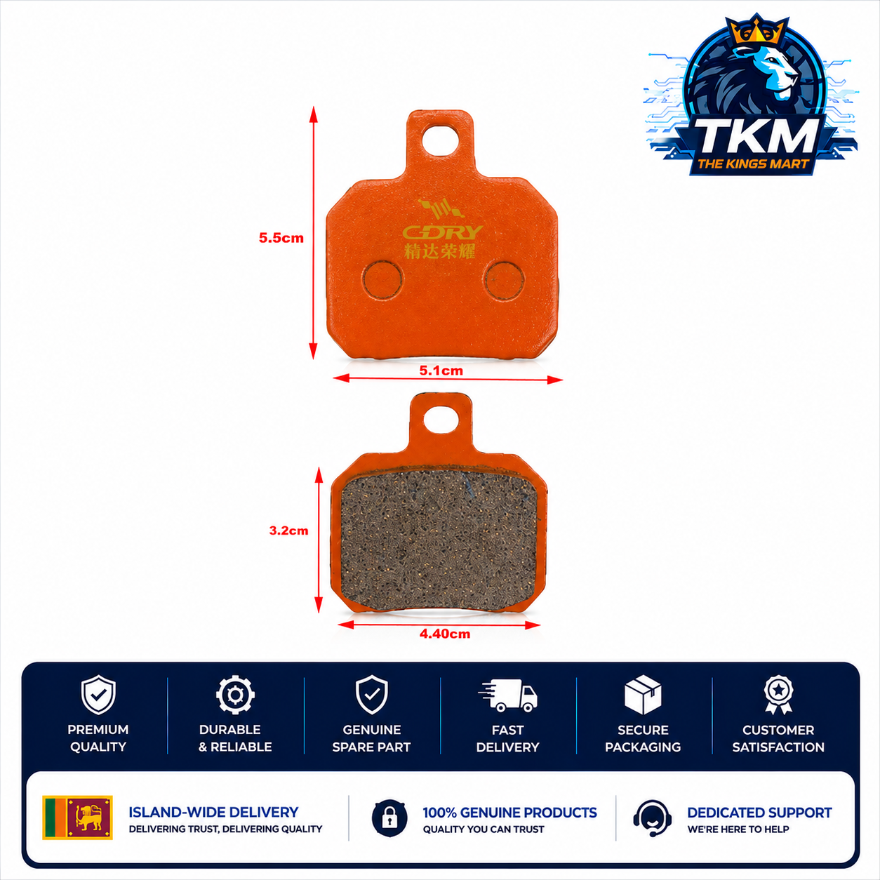 Small Crab Disc Brake Pads Disk Pads Brake Pads