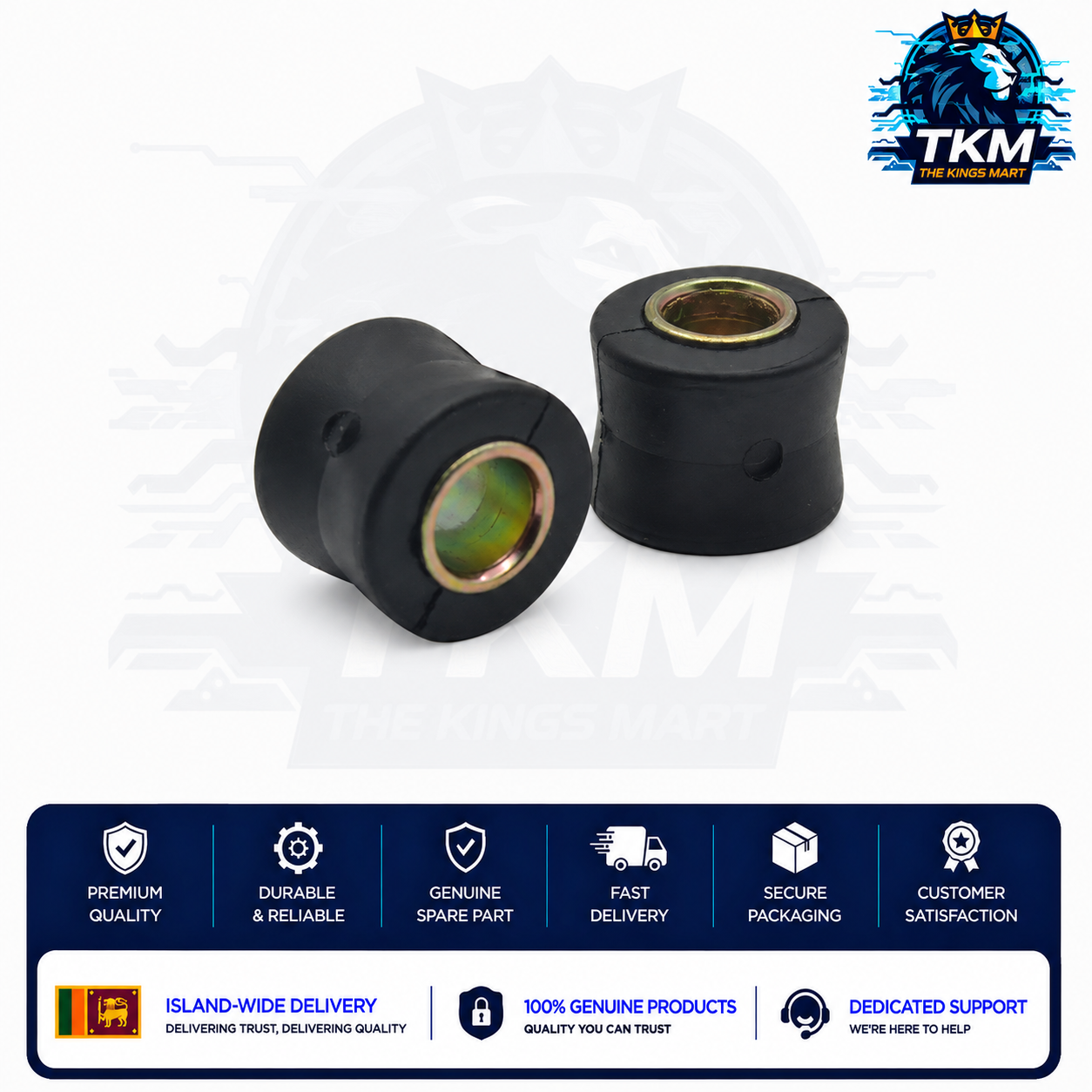 12mm Shockabsorber rubber mount
