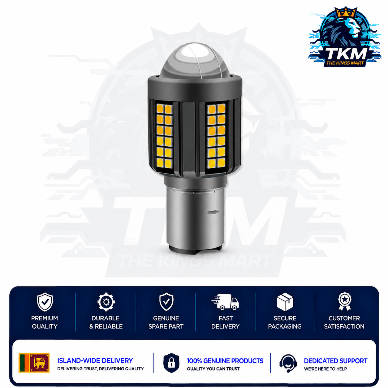 LED Head Light 12V-80V for Electric Bikes, BA20D Extra Bright Low Price