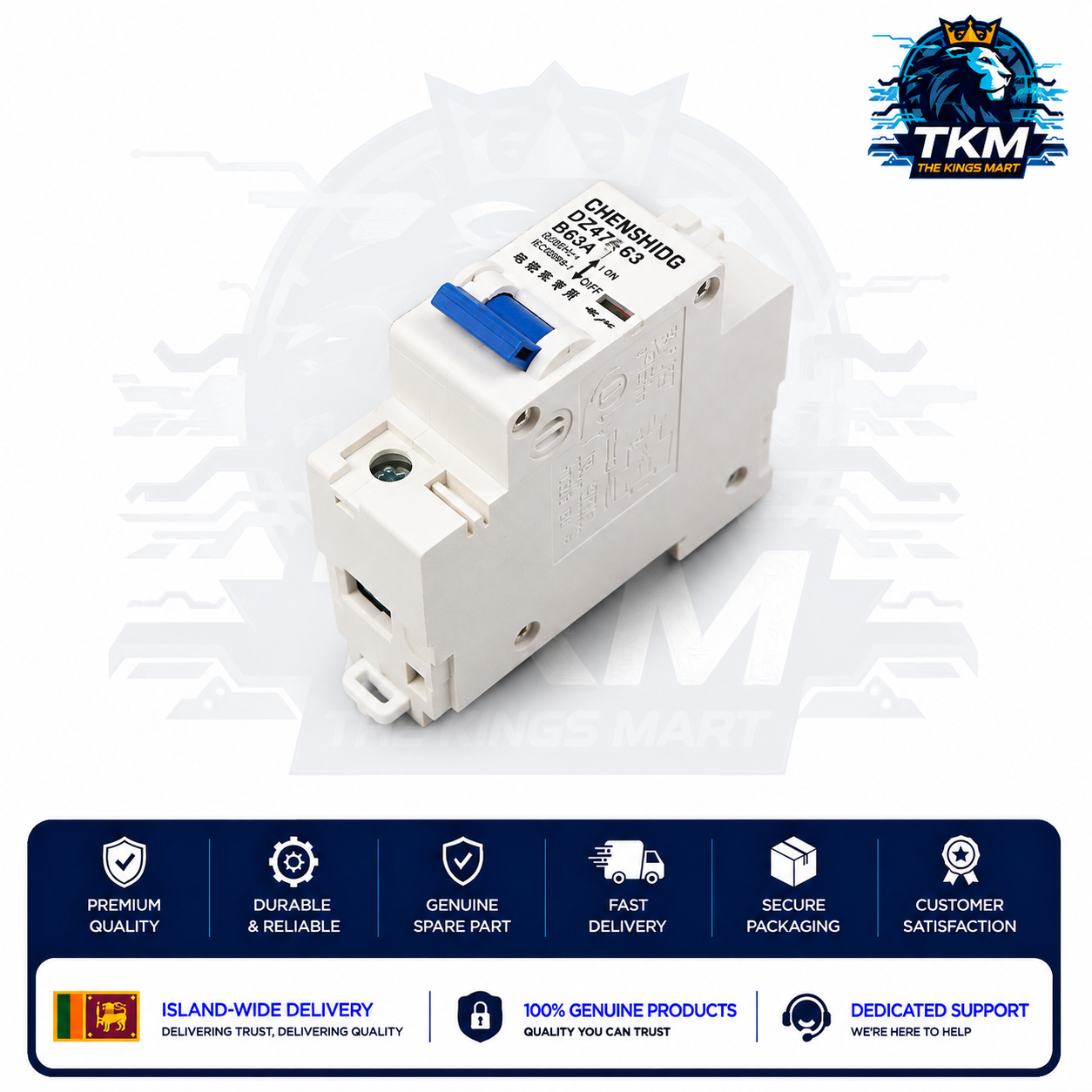 DC 100A MCB Circuit Breaker BEIYI Brand Battery Protector