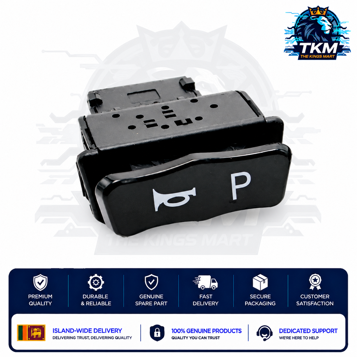 Horn & Parking Combine Switch Push Button