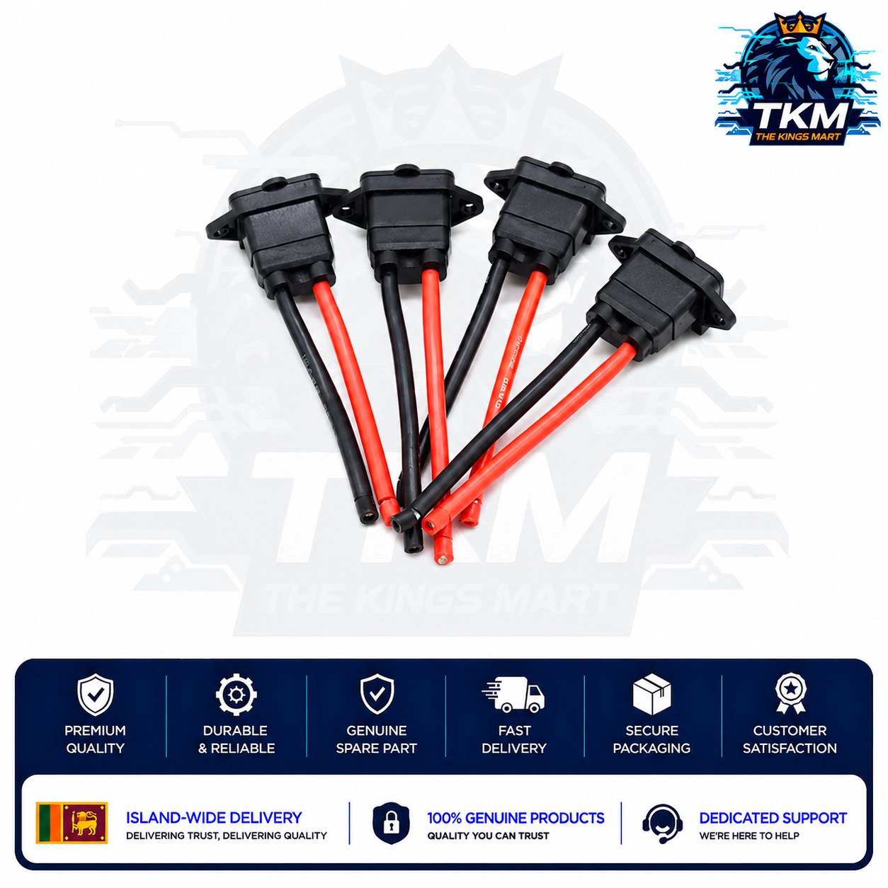 AC04 Charging port with door & Wire 12AWG 10AWG charge Connector